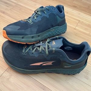 Altra TIMP 4 Trail Running Shoes - Mens 14 - Black/Green/Orange